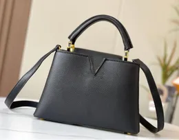 10A Luxurys Designer Bag Womens Capucines BB BAG Onuine Leather Crotebody Bags Sagce Sag Sags Sadcags Skels Tote Backpack Black