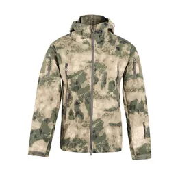 Utomhussport Hoody Softshell Jacket skog Jakt skytte Kläder Taktisk Camo Coat Combat Clothing Camouflage No05-201