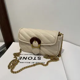 Small and Luxury Luxury Luxury Bag 2022 New Women's Bag Commuter Versatile One Shoulder Popular Cross body Chain Small Square Bag