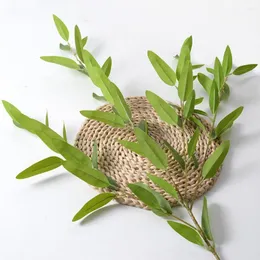 Decorative Flowers Beautiful No Wither Party Imitation Eucalyptus Branch Great Fidelity Fake Leaves Anti Droop Desk Decor