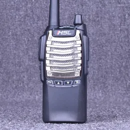 Walkie Talkie Huosloog HSL-UV6 8W Two Way Radio 136-174 /400-470MHzポータブルCB Comunicador Transmitter Transceiver