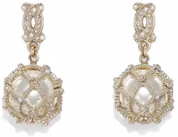 a dita ch pearl studs 5A Highest counter quality diamants legers anti allergy studs women earrings designer r fashion retro br4616646