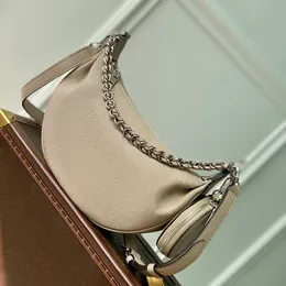 Designer Half Month Bag 26CM Luxury Hobo Bag 10A Top Quality Underarm Bag Genuine Leather Crossbody Bag Women Shoulder Bag Baia PM M22820 With Box L256