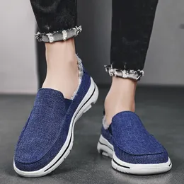 2024 Moda Clássica Confortável Sapatos Casuais para Homens Respirável Preto Branco Vermelho Azul Escuro Verde Cáqui Cinza Marrom Café Pêssego Sapatos Atléticos Jogging Shoe TN