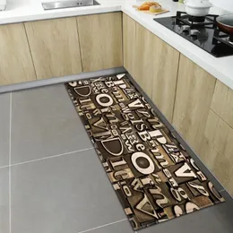 Carpets Living Room Kitchen Carpet Wood Grain Entrance Doormat Bedroom Children Decor Rugs Home Bath Hallway Balcony Anti-Slip Floor Mat