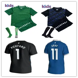 Kit de portero 1 # PICKFORD camisetas de fútbol 2024 Niños GORDON McNEIL CALVERT-LEWIN KEANE DAVIES DIGNE camiseta de fútbol 23 24 Traje de fútbol