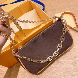 2023 New Women Bag Luxurys designers väskor axelväska mini handväskor pochette tillbehör crossbody plånbok purses korthållare messenger handväska med original låda