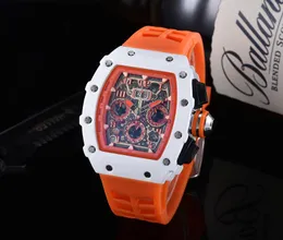 2023 Top Quality Watch Montre Homme Silicone Quartz Watch Stylish Waterproof Sports Luxury