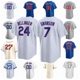 7 Dansby Swanson 24 Cody Bellinger Jersey Patrick Wisdom Nico Hoerner Seiya Suzuki Nick Madrigal Christopher Morel Marcus Stroman Trey Trey