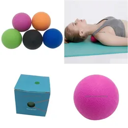 Yogabollar Yoga Balls TPE Single Fascia Ball Främja blodcirkation Relieve Muscle Soreness Plantar Acupoint Mas Fitness Mini 230607 DHK6T