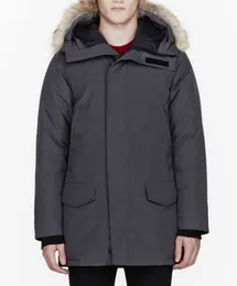 Pufferjackor Herr designer riktig coyote päls utomhus wyndham vindbrytare jassen ytterkläder huva fourrure manteau down jacka kappa hiver parka doudoune canada 24