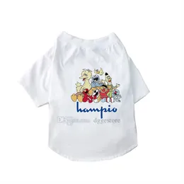 Abbigliamento per cani di marca Abbigliamento per cani di marca Camicie per animali Camicie per cuccioli stampate Felpa per cani Abbigliamento per cani carino Pullover per cani in cotone Camicia morbida per animali domestici Natale Navy L A593