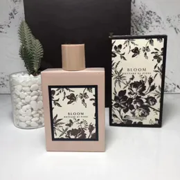 Luxuries Designer Perfume Women Bloom nettare di fiori eau de parfum 100ml長続きする匂いオリジナルの香りEdp彼女の香水強いスプレーフレグランス
