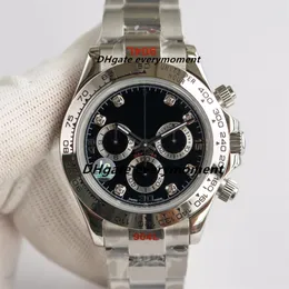 Orologio cronografo in ceramica di alta qualità 116520 40mm cal.4130 movimento meccanico automatico orologi da uomo acciaio inossidabile 904L zaffiro impermeabile orologio da polso-1