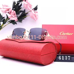 Fashion Designer Cartier Sunglasses Classic Eyeglasses Goggle Outdoor Beach Cartierr Sun Glasses For Man Woman