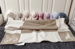 Cobertor de colt fofo de bebê camelo presente de Natal bebê camelo cobertores rosa 100 * 140 cm TOP Quailty carta cobertores MENINO MENINA LÃ cobertor de sofá para casa