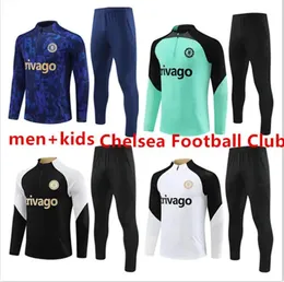 2023 2024 CHELSE ZIYECH CFCトレーニングスーツサッカートラックスーツ23 24 Kante Pulisic Mount Havertz Sterling Jorginho Tracksuit Football Set Survetementユニフォーム