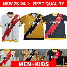 23 24 Rayo Vallecano Falcao R.D.T Maglie da calcio Palazon Garcia Sanchez Martin Trejo Ciss Montiel Lejeune 2023 2024 Home Away Kids Kits Shirt da calcio