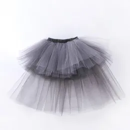 Skirts Swallow Tail Girl Long Tutu Skirt Lovely Princess Girls Birthday Party Pos Ball Gown Costume Kid Clothing