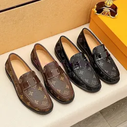 Scarpe eleganti da uomo in vera pelle moda formale da uomo d'affari stile classico oxford marchio di lusso signori designer festa di nozze casual ufficio mocassini appartamenti