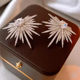 Stud Earrings Bilincolor Light Luxury Set Star Pointed For Women