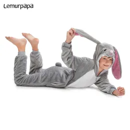 Hotsell Mashimaro crianças Kigurumis Pijamas Onesie Dos Desenhos Animados Coelho Bonito Homewear Pijama Menina Menino Festa Cosplay Macacão Criança Traje 201104