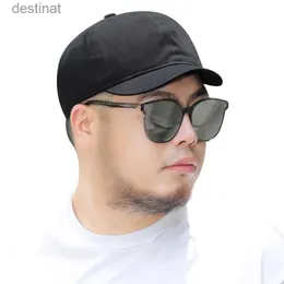 Berets Short Brim Deep Top Large Cap Big Face Man Plus Size Sun Hat Male Summer Outdoors Cycling Cotton Sport Cap 54-60cm 59-65cmL231106