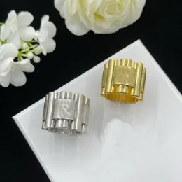 Hiphop Rock Unisex Designed Rings Banshee Medusa Profile Portrait Women Men Lovers Diamonds Couple Ring Designer Jewelry Festive Party Gifts XMR8 -05