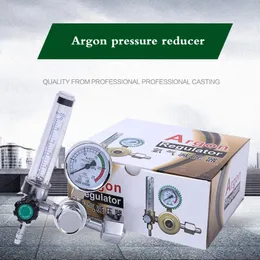Argon Regulator Argon CO2 Gastrycksflödesmätare Regulator Högkvalitativ metall Mig Mag Weld Svetsmätare 0-25 MPA