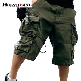 سروال الرجال Holyring حزام الحوار 100 ٪ سراويل قطنية القطن متعددة الجيب السراويل العسكرية الرجال مموهة البضائع بنطلون 11 ألوان 18803-5 230406