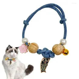 Collares para perros Collar para gatos con campana Lindo portátil Safe Tick Multifuncional Campanas para mascotas y baratijas flexibles