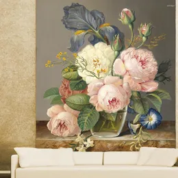 Bakgrundsbilder Anpassade lyxväggpapper Eleganta blommor PO WALLPAP 3D Präglade bakgrund Silk Murals Home Decor Mural