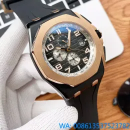 Męskie automatyczne zegarek mechaniczny Business Super Waterproof Swimming Super Luminous Guma Pasek Montre de Luxe 1: 1 904L Sapphire Sapphire Sapphire Mirror