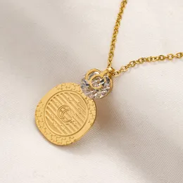 2023 Love Necklace Designer Brand diamond Necklace Fashion Women's Gift Love jewelry Long Chain Spring Party Versatile 18K Gold Necklace Stainless Steel Chain