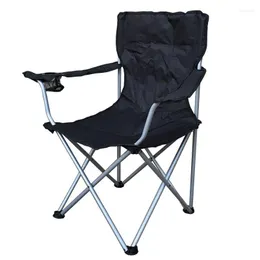 Camp Furniture Camping Chair Armrest Beach Canvas Folding Outdoor Ultralight Picnic Seat Fishing Hiking Cadeira De Praia Aluminio Chairs