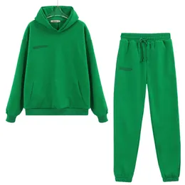 Survêtements pour hommes 100% pur coton hommes vêtements d'athlétisme deux pièces ensemble de vêtements de sport à capuche collants pantalons de jogging vêtements d'automne 230406