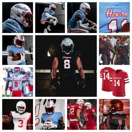 2023 NCAA Houston Cougars Football Jersey 84 Ja'koby Banks 0 Joseph Manjack IV 81 CJ Nelson 17 Mike O'Laughlin 3 Lucas Coley 38 Michael Patterson 18 Anthony Holmes Jr.