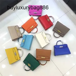 Bolsas femininas 2023 Ano Novo Chinês Segunda Geração Palma Padrão Couro de vaca multicolorido Bolsa feminina de ombro único bolsa crossbody mini tendência