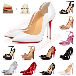 Christian Louboutin Red Bottom High Heels Kleid Schuhe Red Bottoms High Heels Luxus Frauen Designer Pumps Peep-Toes So Kate Stiletto Sandalen Sohle 8cm 10cm Plattform 【code ：L】