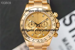 KS Factory Ceramic Watch 116508 40mm Cal.7750 Movement Timer Watches 904L Sapphire Glow Waterproof Steeld Wristlat