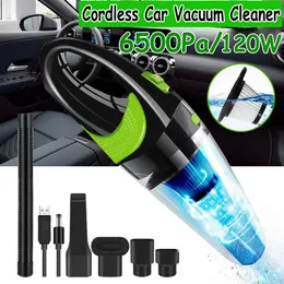 6500Pa Handheld Cordless Car Vacuum Cleaner DC 12V 120W Cordless Wet Dry Dual Use Auto Portable Vacuums Cleaner for Home3365