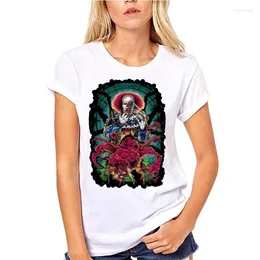 Men's T-skjortor Pennywise Scarry Clown Stephen King It Men Women For Enfants Top 2023 Tee Shirt Custom T-Shirts Menskläder Partihandel