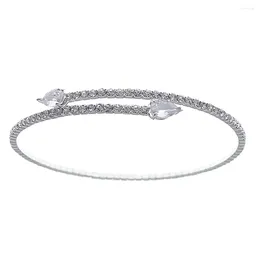 Braccialetti con ciondoli Bracciale aperto Bracciale affascinante Gioielli da polso Ragazze Lega da sposa Chic Squisita sposa Cuore