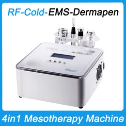 Meso Terapia Máquina de Beleza Facial RF Cool Cryo Martelo Frio EMS Bio Microcorrente Dermapen Derma Pen Microneedling Rejuvenescimento da Pele Levantamento Facial Anti Envelhecimento