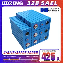 3.2V Lifepo4 Pil 200AH Yeni şarj edilebilir Lityum Demir Fosfat Hücre DIY 12V 24V 36V 48V Pil Paketi RV Tekneler Golf Sepeti