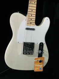 ホットセルグッドクオルエレクトリックギター美しいヴィンテージ'58熟成ホワイトブロンド - 楽器＃208