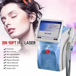 Lasermaskin multifunktion 2 i 1 e-Light IPL opt nd yag laser hårborttagning tatuering borttagning maskin hud föryngring till salu salong