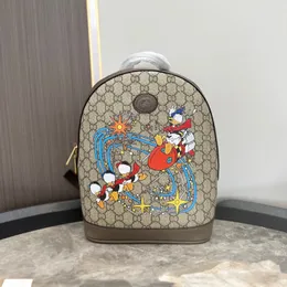 Ophidia Designer Bag Mens Backpack Wysokiej jakości kreskówka graffiti na zewnątrz torba sportowa torebka portfela projektantka worek dla bagażu w torbie książki laptop plecak
