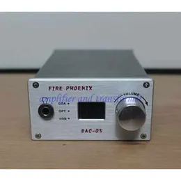 DAC-05 Ljudavkodare, frekvenssvar: 20H-30KHz, digital ingång: COA OPT och USB, RCA och hörlurarutgång