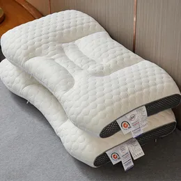 Travesseiro spa de massagem de massagem de látex home anti -Mite travesseiro corvical Protection Sleep Sleep Aid Single Massage Memory Pillow 230406